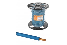Провод ПуВнг(А)-LS 1*6,0 ГОСТ на катушке (300м), синий TDM