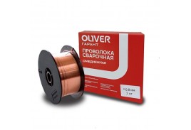 Проволока сварочная OLIVER ГАРАНТ Св-08Г2С-О 0,8мм 1 кг D100