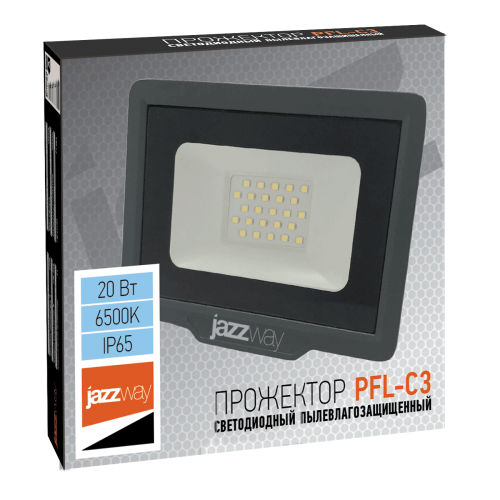 Прожектор PFL- C3  20w  6500K IP65  Jazzway