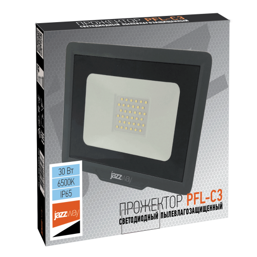 Прожектор PFL-С3 30Вт IP65 6500К JazzWay