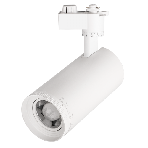 Прожектор PTR  0728 ZOOM 28w 4000K 15-60° WH (белый) IP40 Jazzway