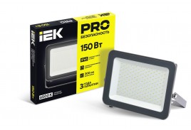 Прожектор СДО 07-150 светодиодный серый IP65 IEK