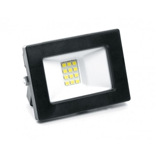 Прожектор светодиодный 2835SMD, 10W 6400K AC230V/50Hz IP65, черный в компактном корпусе, SFL90-10