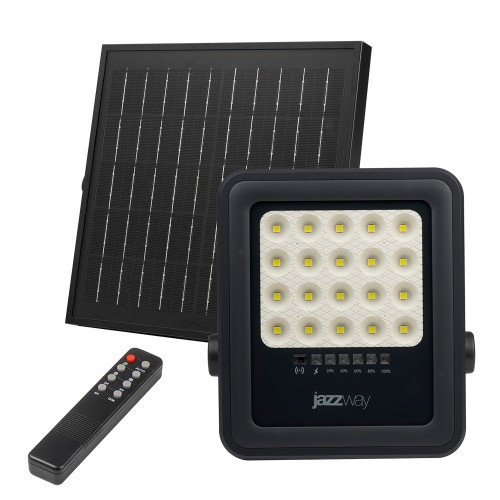 Прожектор светодиодный PFL SOLAR 02  50 6500K BL IP65 Jazzway
