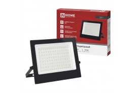 Прожектор светодиодный СДО-7 100Вт 230В 4000К IP65 черный IN HOME