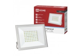 Прожектор светодиодный СДО-7 70Вт 230В 6500К IP65 белый IN HOME