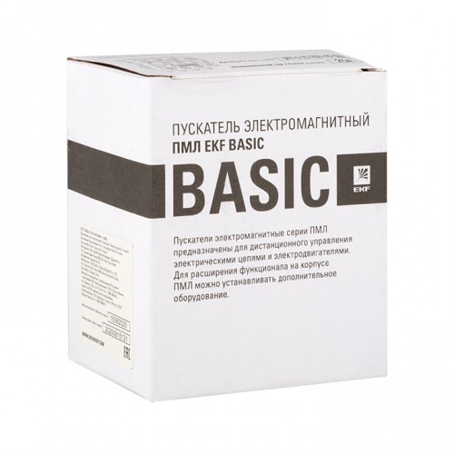 Пускатель электромагнитный серии ПМЛ-2160ДМ 25А 230В EKF Basic