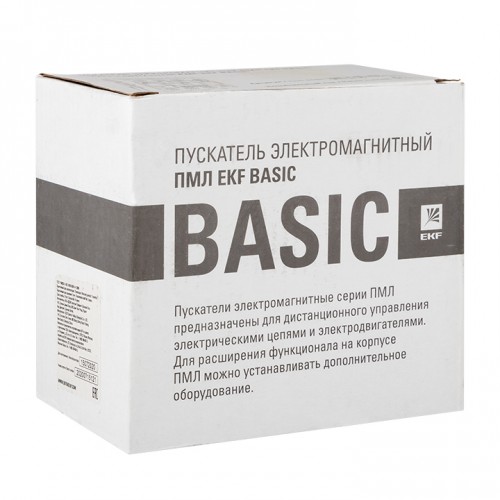 Пускатель электромагнитный серии ПМЛ-3160М 40А 230В EKF Basic