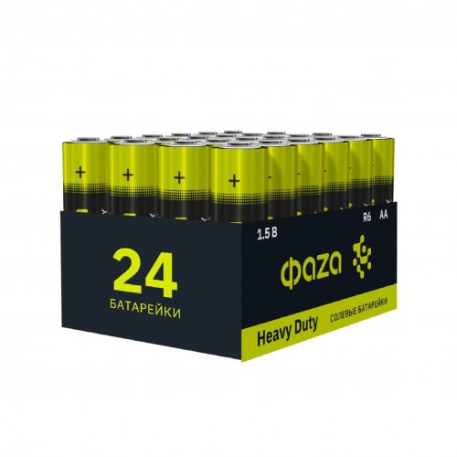 R 6 (солевые эл. питания) R 6           ФАZА Heavy Duty Pack-24
