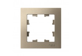 Рамка 1-м AtlasDesign шампань SchE ATN000501
