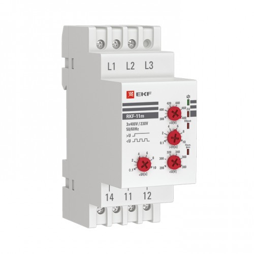 Реле контроля фаз RKF-11m PROxima EKF