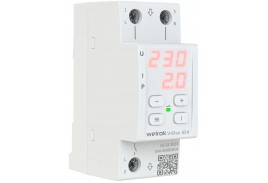 Реле напряжения с контролем тока welrok VI-63 red