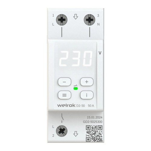 Реле напряжения welrok D2-50