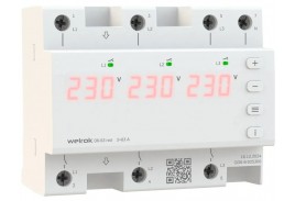 Реле напряжения welrok D6-63 red