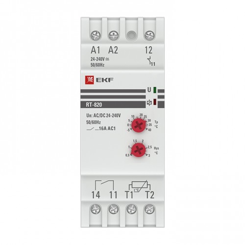 Реле температуры RT-820 (-5....+40 С)  EKF PROxima