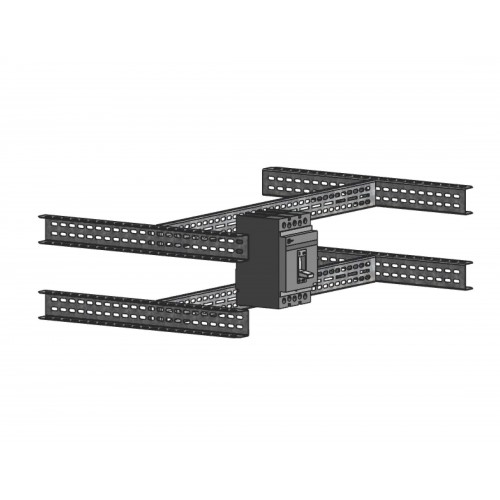 Рейка монтажная для литого корпуса для ВРУ Unit шириной 600мм EKF PROxima