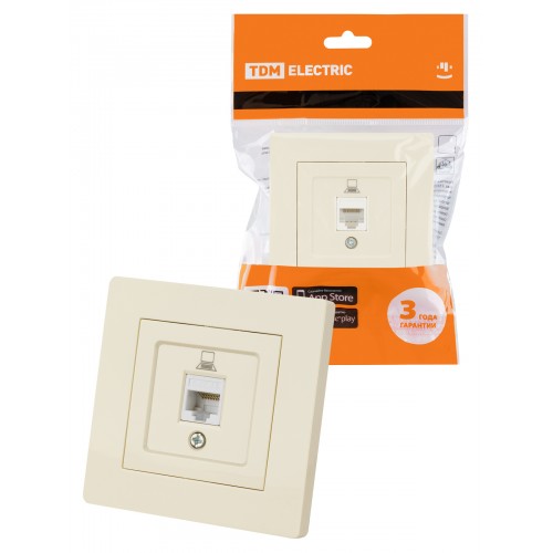 Розетка компьютерная RJ45 сл. кость "Сенеж" TDM