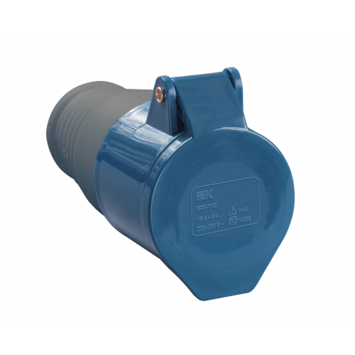 Розетка переносная ССИ-223 32А-6ч/200-250В 2P+PE IP44 IEK