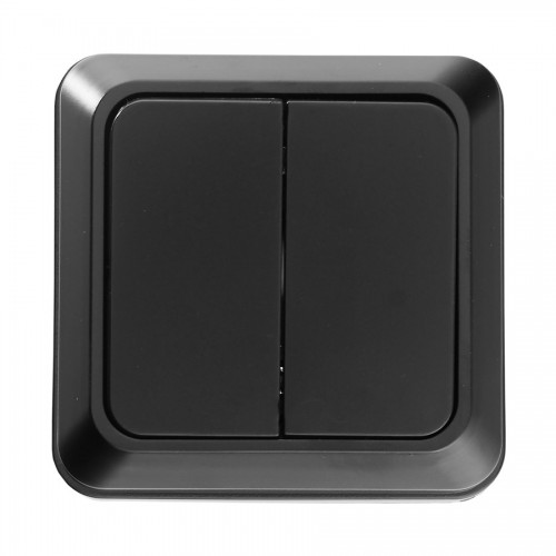 Розеточная колодка GSB-10-2-IP20 Easy, 10А, 2 места, без заземления, без выключателя, IP20