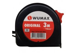 Рулетка измерительная, 3м*16мм, 2 класс, ORIGINAL, WUMAX