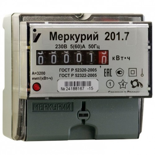 Счетчик электроэнергии "Меркурий 201.7"