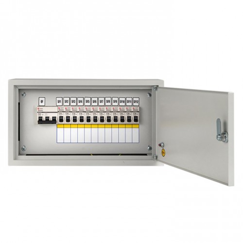 Щит осветительный ОЩВ  с автоматическими выключателями 3P 1x63A 1P 12x16A