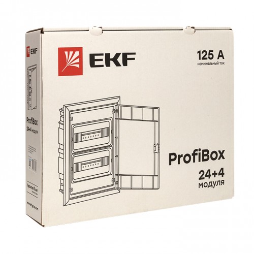 Щит распределительный встраиваемый "ProfiBox" 24+4 модуля IP41 EKF PROxima