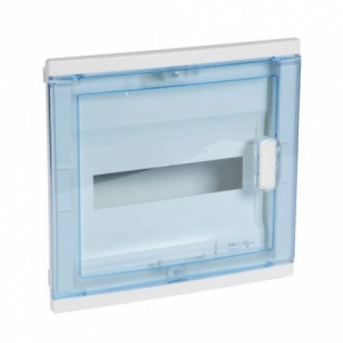 Щиток встр. Nedbox 12М (1х12+1) прозр. дверь, с клеммами N+PE, IP41
