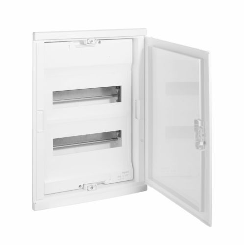 Щиток встр. Nedbox 24М (2х12+1) белая пласт.. дверь, с клеммами N+PE, IP41