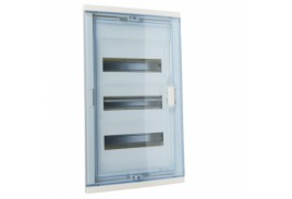Щиток встр. Nedbox 36М (3x12+1) прозр. дверь, с клеммами N+PE, IP41