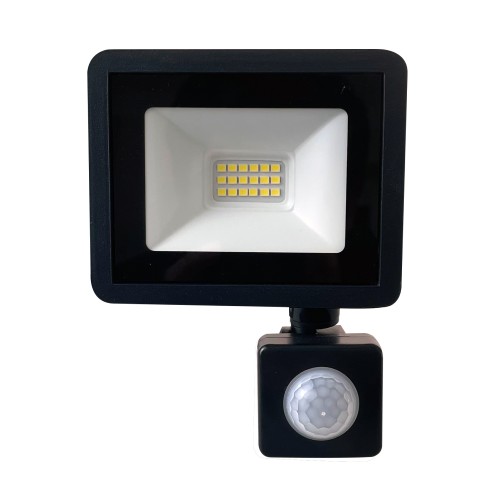 SFL80-20 с выносным датчиком 2835SMD 20W 6400K  AC220V/50Hz IP65, черный в компактном корпусе