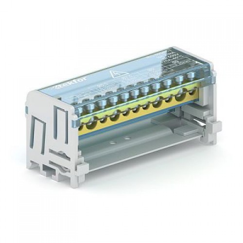 Шина нулевая в корпусе на DIN-рейку SNK-2-2-15