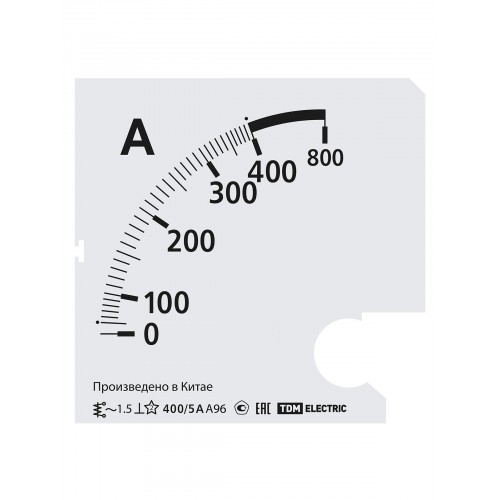 Шкала Ш96  400/5А-1,5 (для А96 Х/5А) TDM