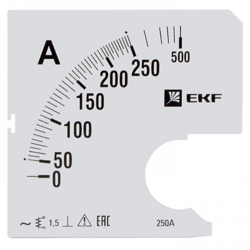 Шкала сменная для A961 250/5А-1,5 EKF PROxima