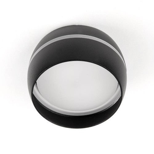 Спот GWL-GX53-M-IP20 Чаша Черный с боковым рассеивателем