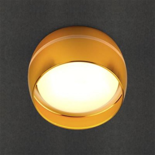 Спот GWL-GX53-M-IP20 Чаша Золотой с боковым рассеивателем