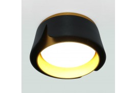 Спот GWL-GX53-M-IP20 Черный + Золото Цветок