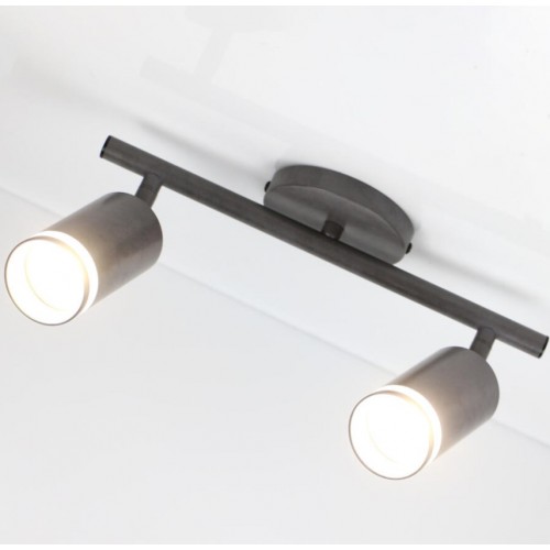 Спот на основании GWL-2GU10-M-IP20 Двойной Бетон С боковым рассеивателем Башня