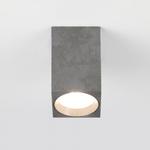 Спот на основании GWL-GU10-M-IP20 Одинарный Бетон С Боковым рассеивателем Полосы