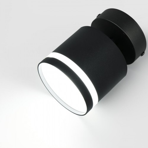 Спот на основании GWL-GX53-M-IP20 Одинарный Черный С боковым рассеивателем Башня
