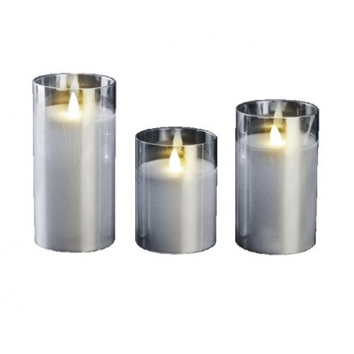 Свечи ФАZА  CL7-SET3-sr (3 свечи, пульт ДУ, серебр.)