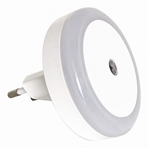 Свет-к с/д (ночник) LE LED NL-817-S 0,5W (Круг, с датчиком освещенности) (50/100)