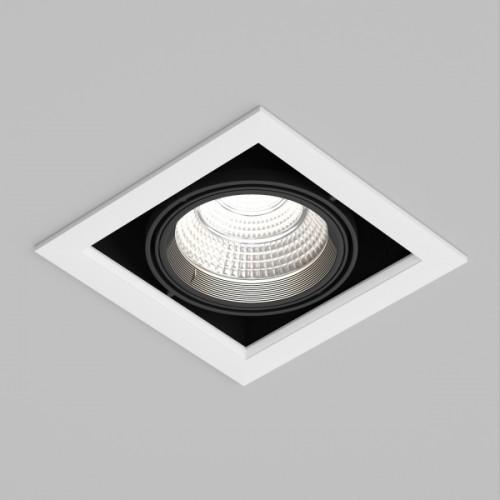 Светильник CL-KARDAN-S190x190-25W Warm3000 (WH-BK, 30 deg) (Arlight, IP20 Металл, 3 года)