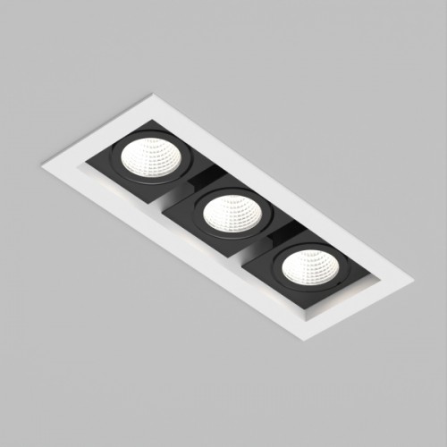 Светильник CL-KARDAN-S260x102-3x9W White (WH-BK, 38 deg) (Arlight, IP20 Металл, 3 года)