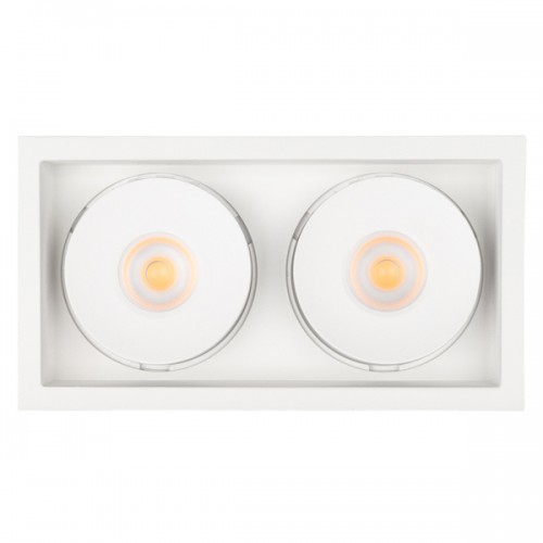 Светильник CL-SIMPLE-S148x80-2x9W Warm3000 (WH, 45 deg) (Arlight, IP20 Металл, 3 года)