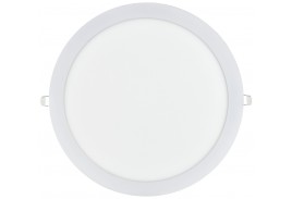 Светильник ДВО 1610 белый, круг LED 24Вт 6500 IP20 IEK