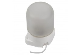 Светильник GCF-SNP-60-E27-IP65-W, НПБ-400 КСС-002 230В 60Вт (цвет Белый) пластик