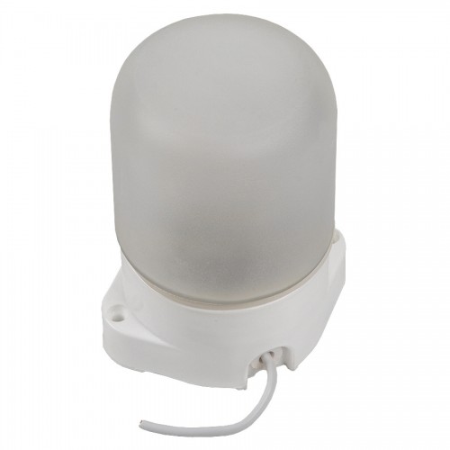 Светильник GCF-SNP-60-E27-IP65-W, НПБ-400 КСС-002 230В 60Вт (цвет Белый) пластик