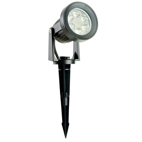 Светильник грунтовой на колышке, 195-245V, 8W зеленый IP65 ,SP2712 пластик