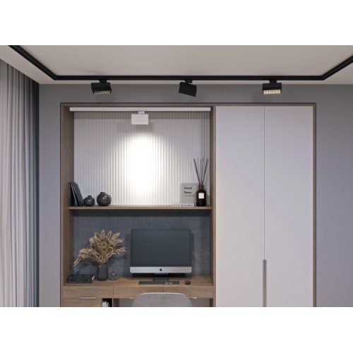 Светильник LGD-LOFT-TRACK-2TR-S170-10W Warm3000 (WH, 24 deg, 230V) (Arlight, IP20 Металл, 3 года)